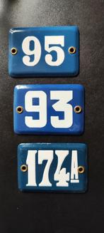 3 plaques numéro de maison 10/7 cm, Nieuw, Ophalen of Verzenden