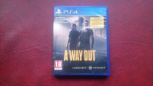 A way out, Consoles de jeu & Jeux vidéo, Jeux | Sony PlayStation 4, Enlèvement ou Envoi