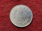 1 Frank Devreese - 1912 FR (#096#), Postzegels en Munten, Munten | België, Zilver, Ophalen of Verzenden, Losse munt, Zilver