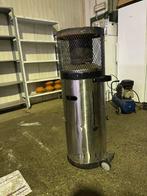 Terrasverwarmer met nieuwe gasfles, Ophalen, Draaibaar, Gebruikt, Vloer