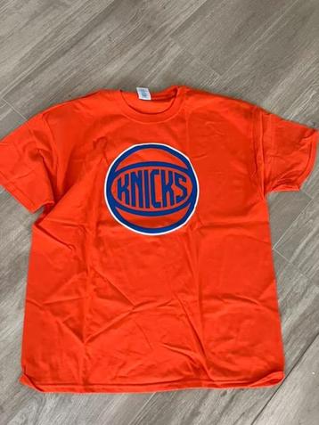Oranje T-shirt New York Knicks baksetbal NBA XL beschikbaar voor biedingen