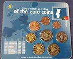 set euros first official issue of the coins Portugal 2002, Ophalen of Verzenden, Portugal
