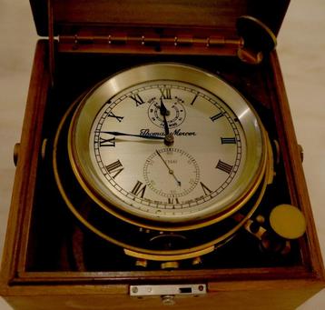 Marine deck Chronometer Thomas  Mercer  serie nr 23661. beschikbaar voor biedingen