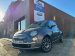 FIAT 500 Cabrio Lounge 2014 1.2i, Auto's, Voorwielaandrijving, Zwart, 4 cilinders, Cabriolet