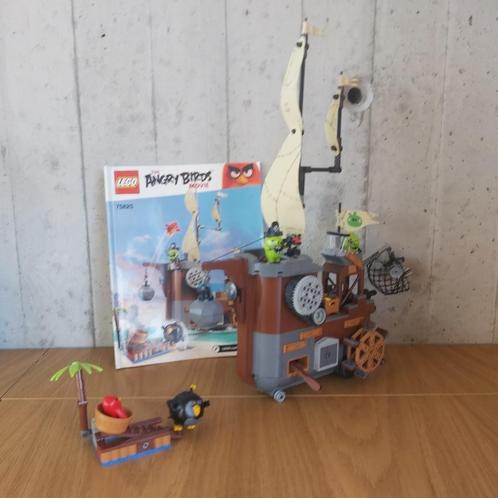 LEGO Angry Birds 75825 Le bateau pirate cochon, Enfants & Bébés, Jouets | Duplo & Lego, Utilisé, Lego, Ensemble complet, Enlèvement ou Envoi