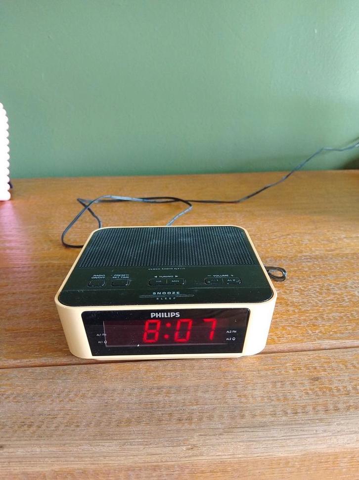 Phillips wekkerradio, Elektronische apparatuur, Wekkers, Gebruikt, Ophalen