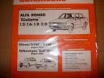 revue technique alfa romeo giulietta de 1976-1982, Gelezen, Alfa Romeo, Ophalen of Verzenden, RTA