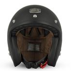 NIEUW Jet Cafe Racer S250 Matt Black MOTORHELM, Motoren, Verzenden, Nieuw met kaartje, Jethelm