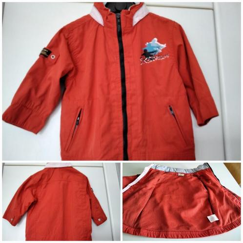 Gevoerd babyjack met capuchon voor het middenseizoen/maat 18, Kinderen en Baby's, Babykleding | Maat 86, Gebruikt, Jongetje of Meisje