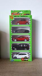 Bburago 5 modelauto's 1:43, Hobby en Vrije tijd, Ophalen of Verzenden, Nieuw, Auto