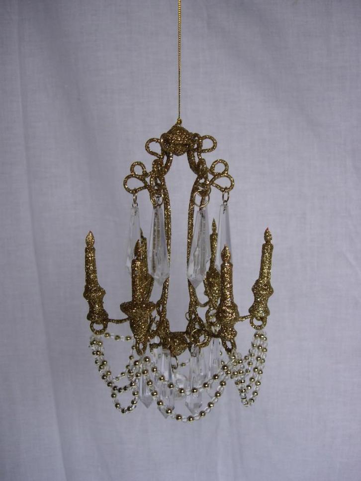 set decoratie hangkandelaars, Diversen, Kerst, Gebruikt, Ophalen of Verzenden