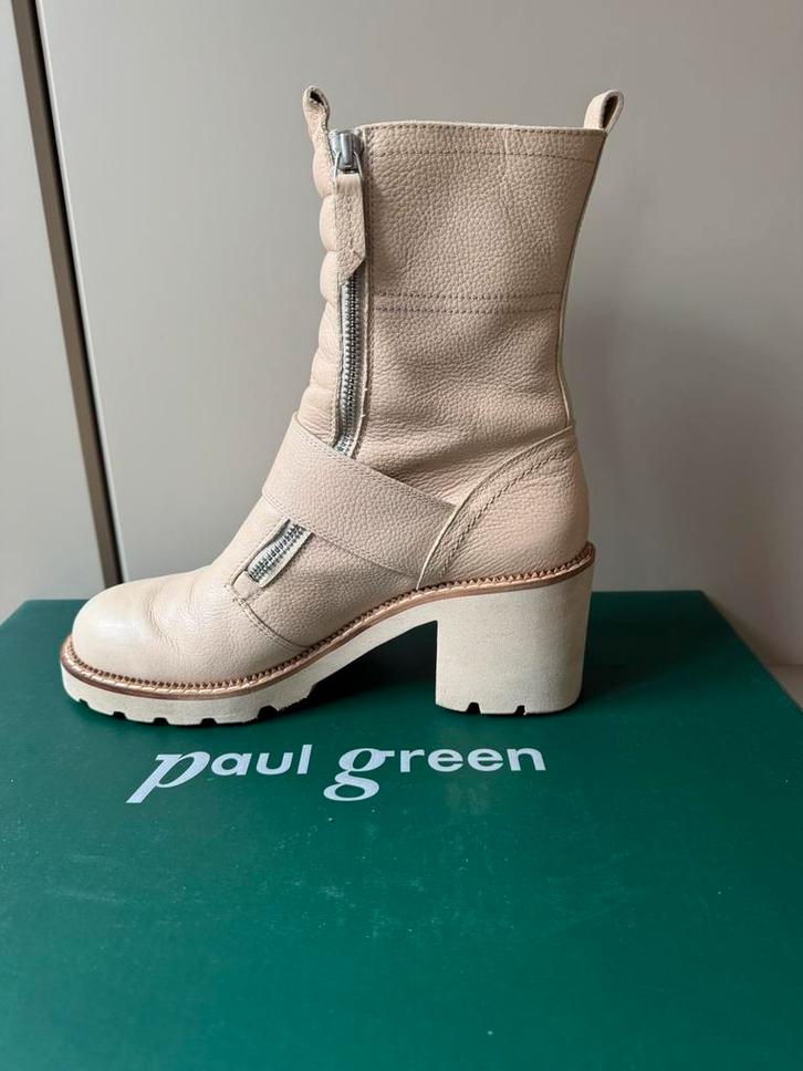Paul Green lederen enkellaarsjes mt 38,5 zgan, Kleding | Dames, Schoenen, Zo goed als nieuw, Ophalen of Verzenden