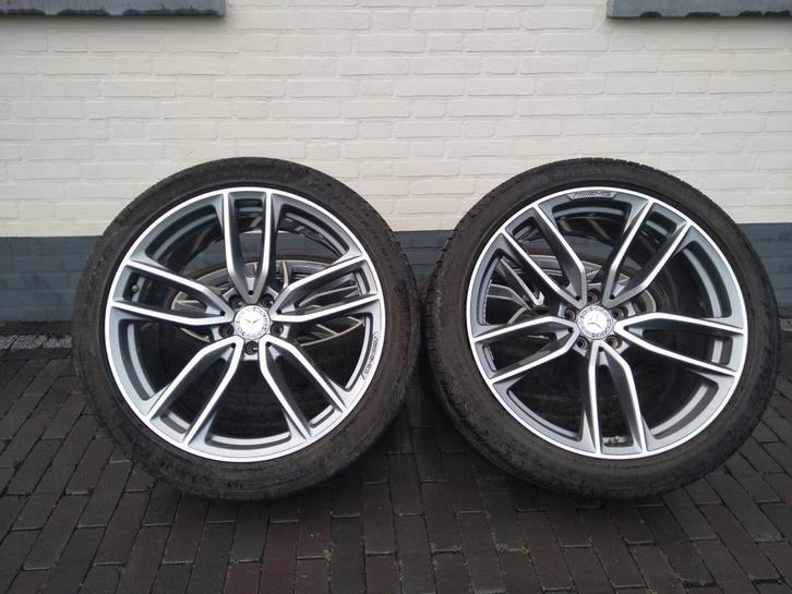 Mercedes glc 63 amg 21 en 19 inch velgen, Auto-onderdelen, Banden en Velgen, Band(en), 21 inch, Gebruikt, Ophalen