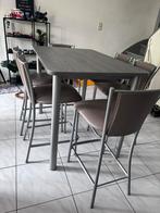 Eettafel + 6 stoelen, Huis en Inrichting, Tafels | Eettafels, Zo goed als nieuw, Ophalen