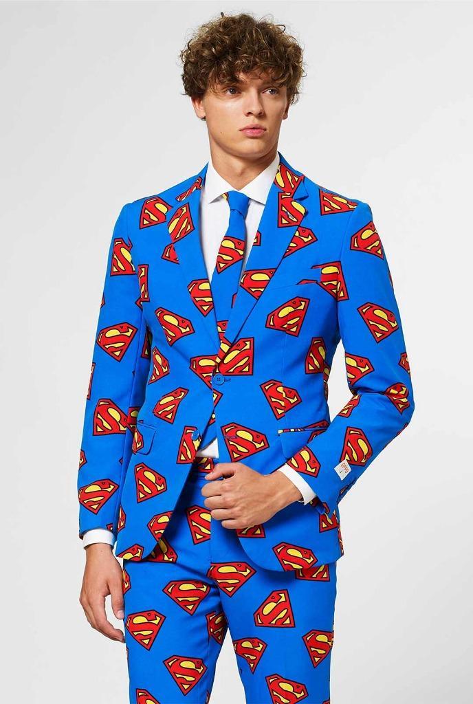 OppoSuits Superman (Taille 54), Kleding | Heren, Carnavalskleding en Feestkleding, Nieuw, Kleding, Maat 52/54 (L), Ophalen