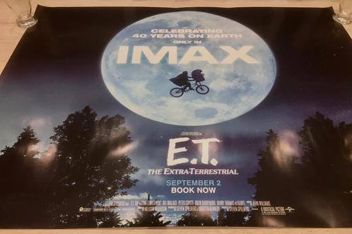 Affiche cinéma e.t. Extra-terrestre imax spielberg neuve, Collections, Posters & Affiches, Neuf