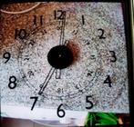 Horloge ronde en verre 50 cm, Maison & Meubles, Accessoires pour la Maison | Horloges, Comme neuf, Enlèvement ou Envoi