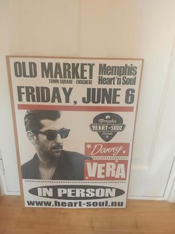 Danny Vera poster beschikbaar voor biedingen