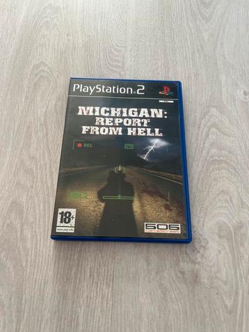 Zeldzame ps2-game Michigan Report from Hell beschikbaar voor biedingen