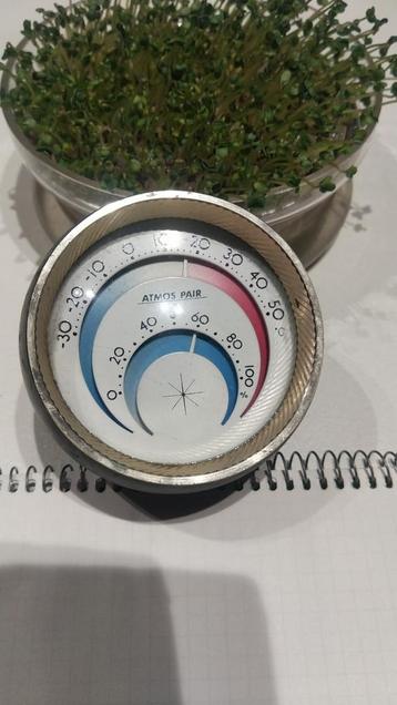 Vintage - K. Hattori - atmos pair thermometer hygrometer
