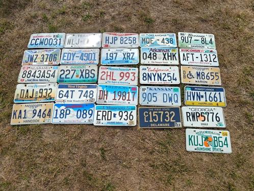 Originele Amerikaanse nummerplaten, Auto diversen, Auto-accessoires, Gebruikt, Ophalen of Verzenden