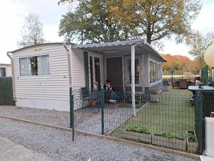 Stacaravan te koop te Heultje Hof van Eeden, Caravanes & Camping, Caravanes, Particulier, jusqu'à 4, Banquette en rond, Lit fixe