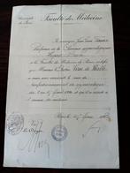 MEDISCH  CERTIFICAAT 1920, Ophalen