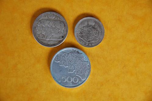 oude Belgische zilveren munten, Postzegels en Munten, Munten | België, Setje, Zilver, Zilver, Verzenden