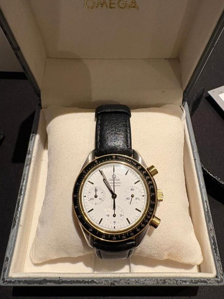 Omega Speedmaster reduced, Handtassen en Accessoires, Horloges | Heren, Gebruikt, Polshorloge, Omega, Goud, Goud, Ophalen