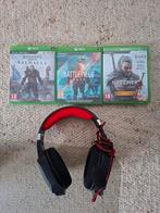 Lot spellen + headset, Consoles de jeu & Jeux vidéo, Enlèvement ou Envoi