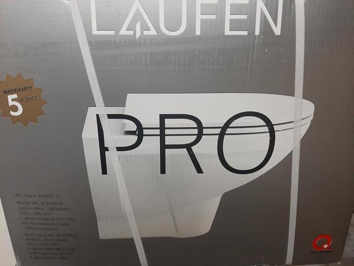 Hangtoilet Laufen Pro NIEUW in verpakking, Doe-het-zelf en Bouw, Sanitair, Nieuw, Toilet, Ophalen