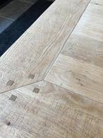 landelijke massieve eettafel, Ophalen, 50 tot 100 cm, Vijf personen of meer, Rechthoekig