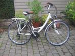 28 inch witte damesfiets met 21 versnellingen kader 50, Fietsen en Brommers, Gebruikt, Versnellingen, 50 tot 53 cm, Ophalen
