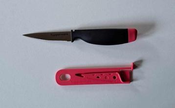 Tupperware Couteau à Éplucher « Ergo » Noir & Rose