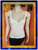 Topje singlet dames S.  H&M, Kleding | Dames, Topjes, H&M, Wit, Ophalen of Verzenden, Zo goed als nieuw