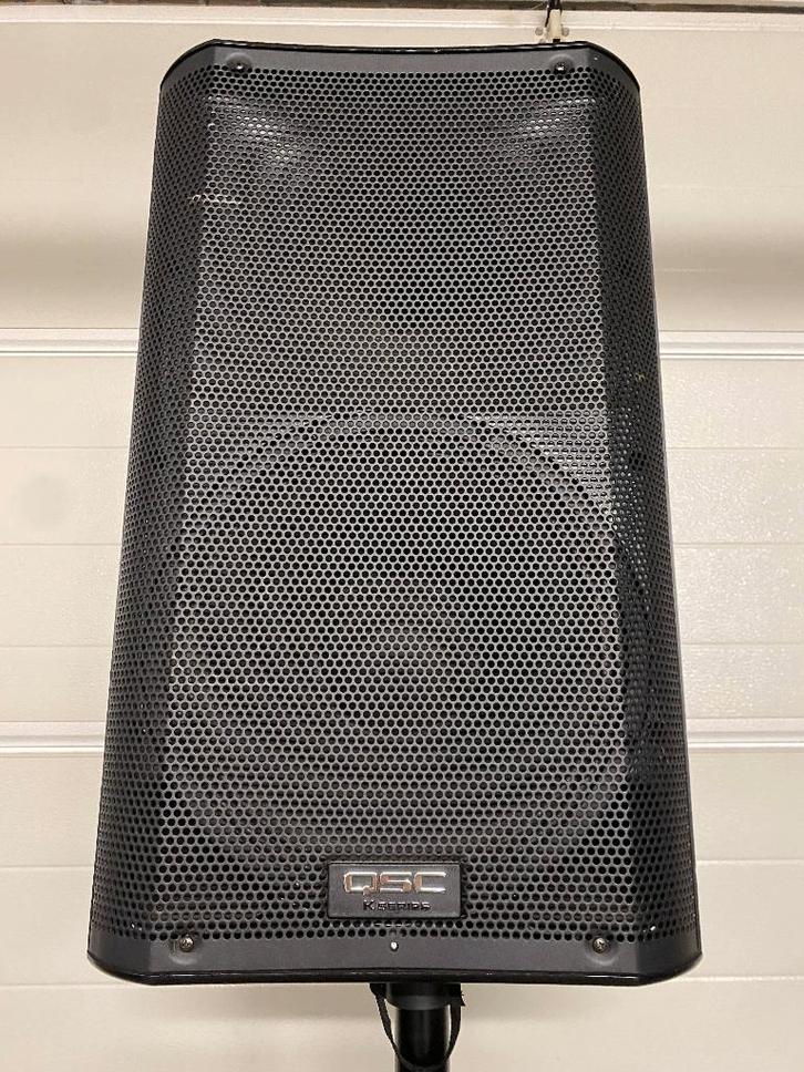 QSC K12 (2x), Audio, Tv en Foto, Luidsprekerboxen, Gebruikt, Overige typen, 120 watt of meer, Overige merken, Ophalen