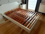 Bed + Lattoflex, Huis en Inrichting, Slaapkamer | Bedden, Ophalen, Gebruikt, Wit, Tweepersoons