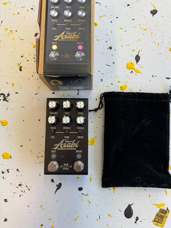 3YR Deal - Jackson Audio ASABI Overdrive / Distortion, Muziek en Instrumenten, Effecten, Zo goed als nieuw, Distortion, Overdrive of Fuzz