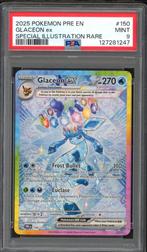 Glaceon ex [SIR] PSA 9 - 150/131 - Prismatic Evolutions 2025, Ophalen of Verzenden, Zo goed als nieuw, Losse kaart