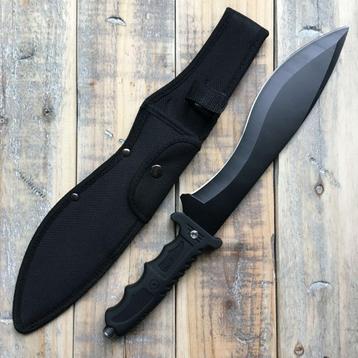 Moderne zwarte kukri (38 cm) beschikbaar voor biedingen
