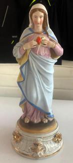 Beeld van Maria: porselein/biscuit, Antiek en Kunst, Curiosa en Brocante, Ophalen