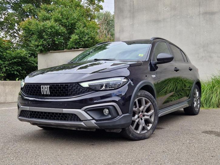 Fiat Tipo Cross Benzine | 2021 | Navi | Camera | CarPlay, Auto's, Fiat, Bedrijf, Te koop, Tipo, ABS, Achteruitrijcamera, Adaptieve lichten