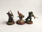 GW Lord of the Rings The Three Hunters metaal geschilderd, Actiefiguurtje, Gebruikt, Ophalen of Verzenden
