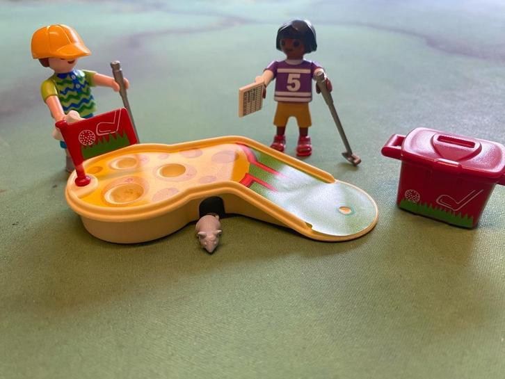 Playmobil Specials Set 9439 Minigolfset, Kinderen en Baby's, Speelgoed | Playmobil, Zo goed als nieuw, Complete set, Ophalen of Verzenden