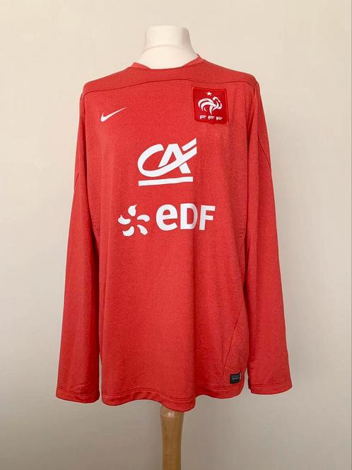 Sweat Equipe de France stock pro player issue EDF red rare, Sports & Fitness, Football, Neuf, Survêtement, Taille XL