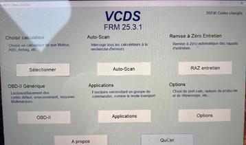 News VCDS 25.3.1 Programme , Vag com v2, en français Vw Audi beschikbaar voor biedingen