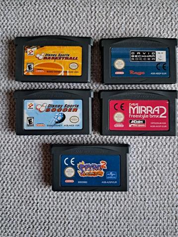 GBA - 5 Games  beschikbaar voor biedingen