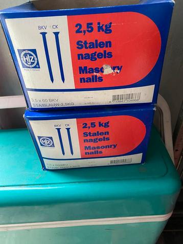 Stalen nagels 3,5 x 60 mm BKV, 2,5 kg beschikbaar voor biedingen