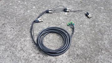 Multi 8 kanalen 4~5 meter - XLR (fem) naar RIACON (Phoenix) beschikbaar voor biedingen