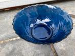 Bol en verre bleu - diamètre 23 cm, Enlèvement ou Envoi